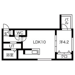 手稲駅 徒歩19分 2階の物件間取画像